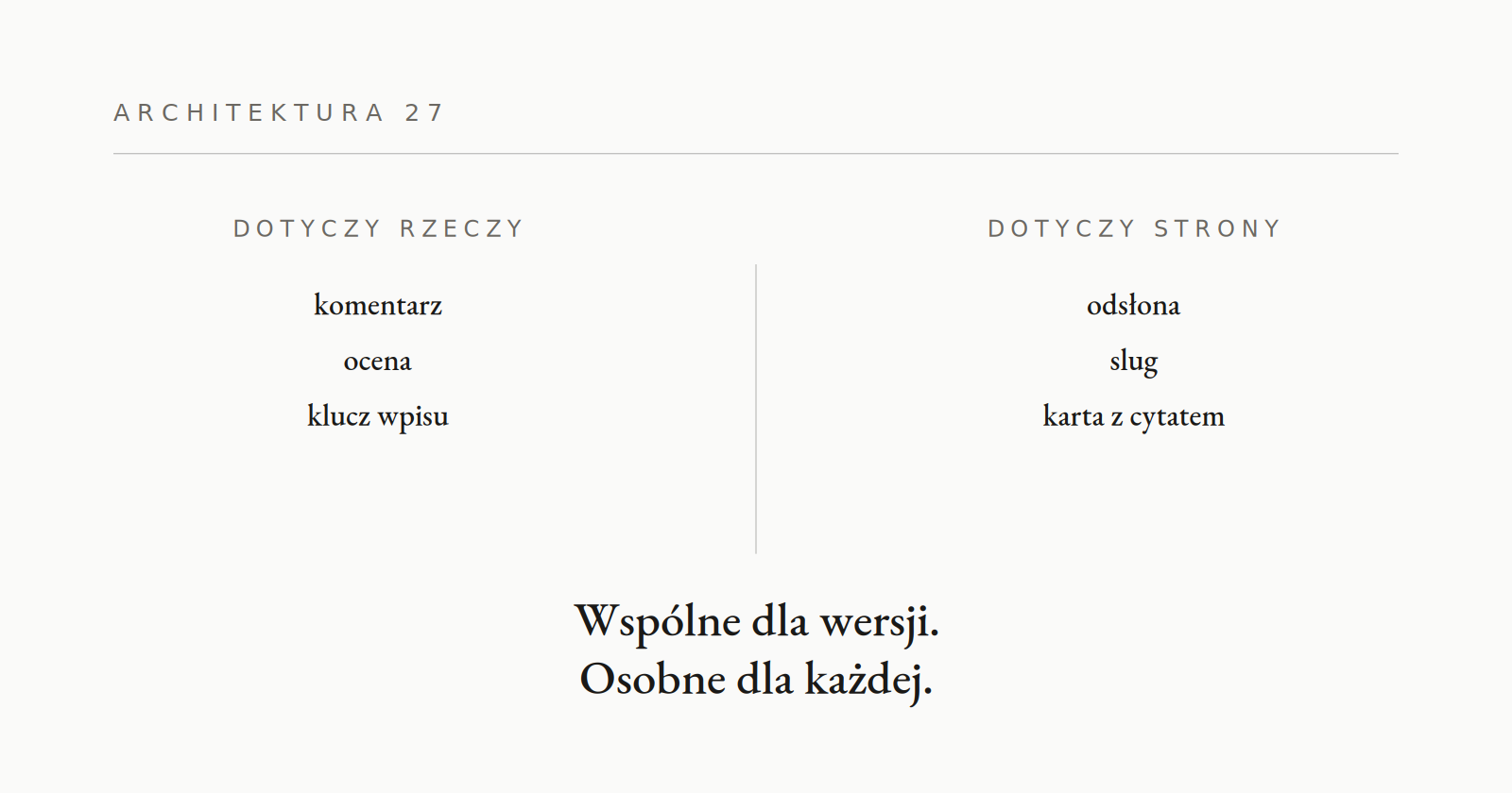 27 · Rzecz i strona