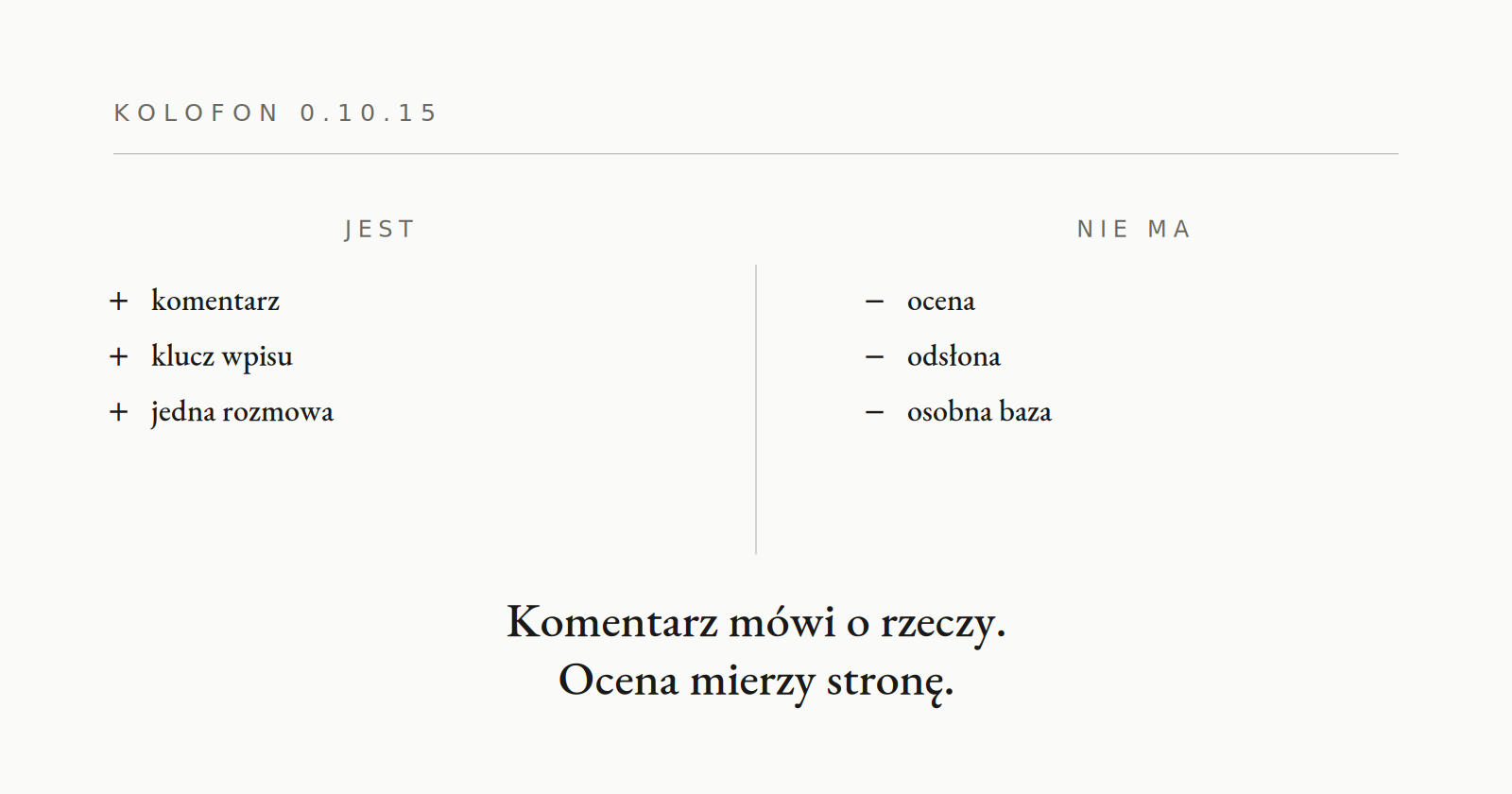 0.10.15 — jedna rozmowa pod jednym tekstem