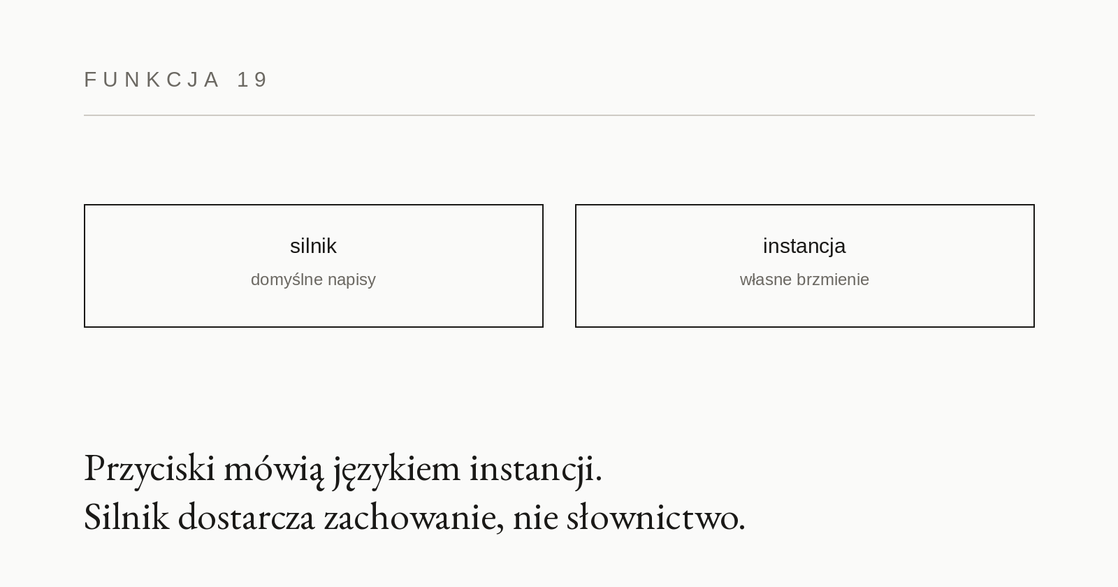 Karta funkcjonalności 19: Napisy interfejsu