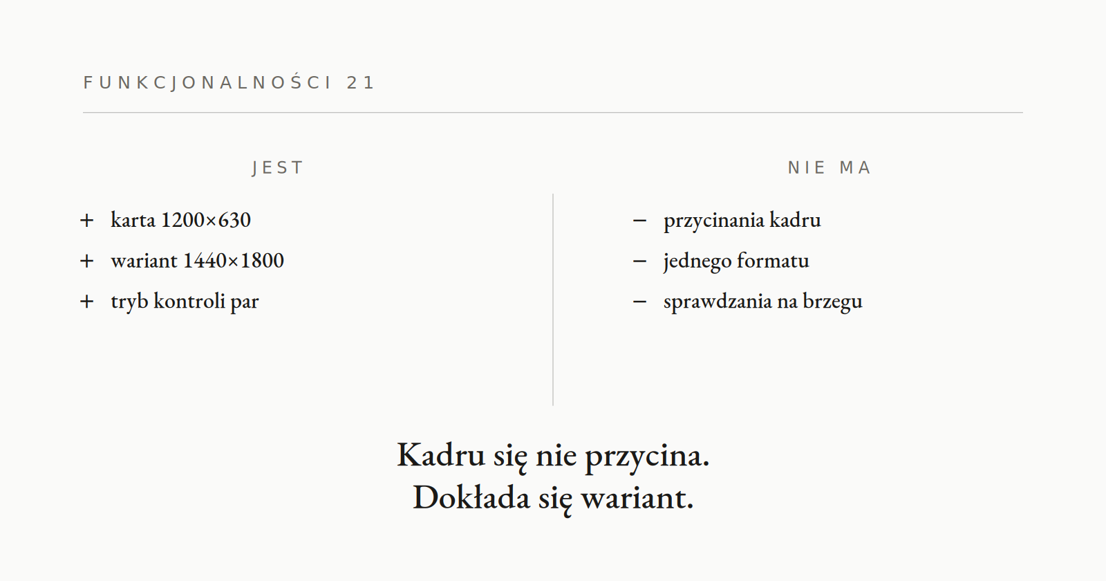 21 · Warianty obrazu