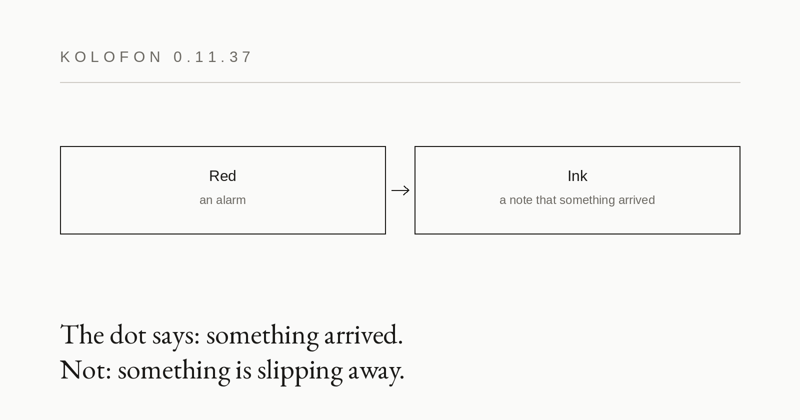 0.11.37 — a dot without alarm