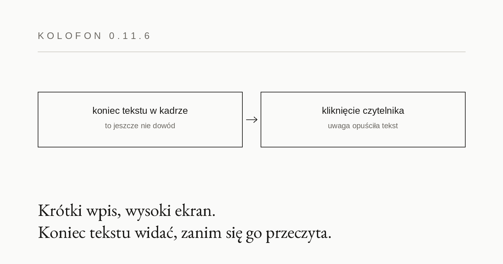 0.11.6 — dowodem jest działanie