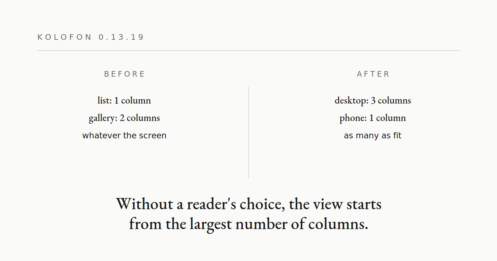0.13.19 — as many columns as fit